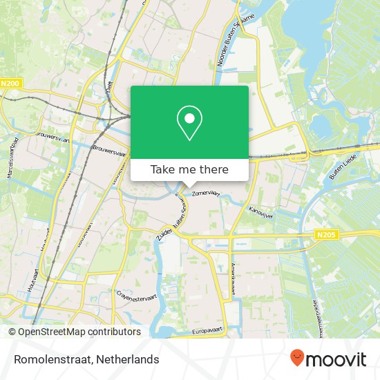 Romolenstraat, Romolenstraat, 2032 Haarlem, Nederland Karte