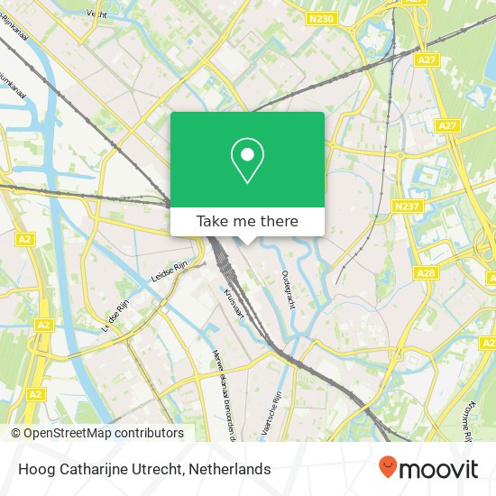 Hoog Catharijne Utrecht map