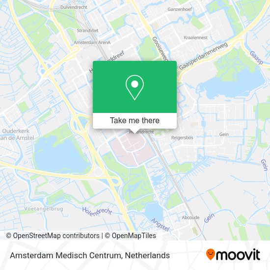 Amsterdam Medisch Centrum map