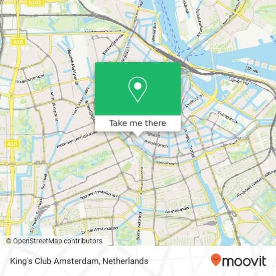 King's Club Amsterdam map