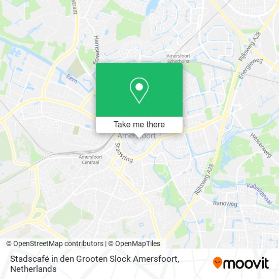 Stadscafé in den Grooten Slock Amersfoort map