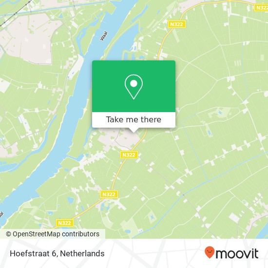 Hoefstraat 6, 6621 ZL Dreumel map