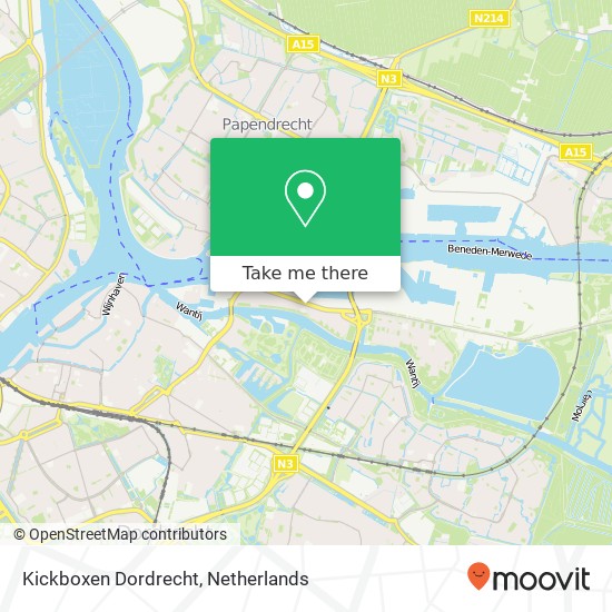 Kickboxen Dordrecht, Dintelstraat 21 map