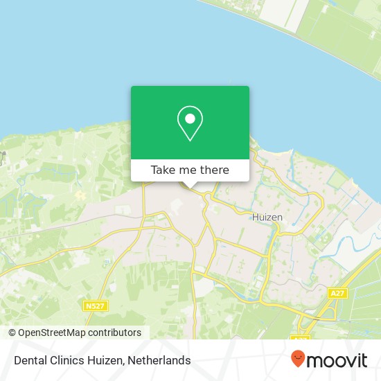 Dental Clinics Huizen, Eemlandweg 8 map