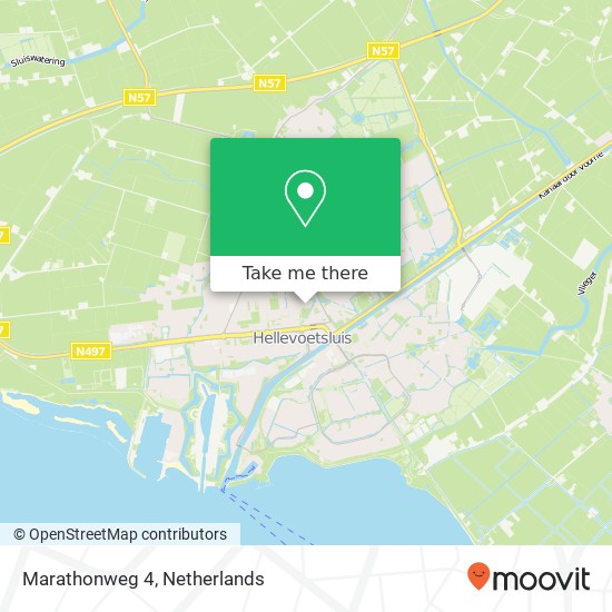 Marathonweg 4, 3223 EM Hellevoetsluis Karte