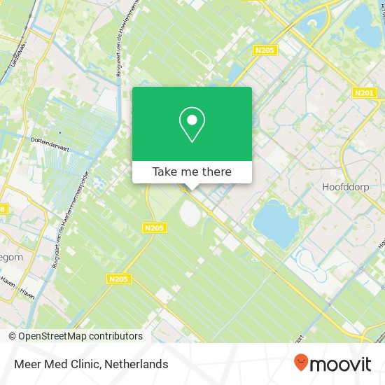 Meer Med Clinic, Bennebroekerweg 800 map