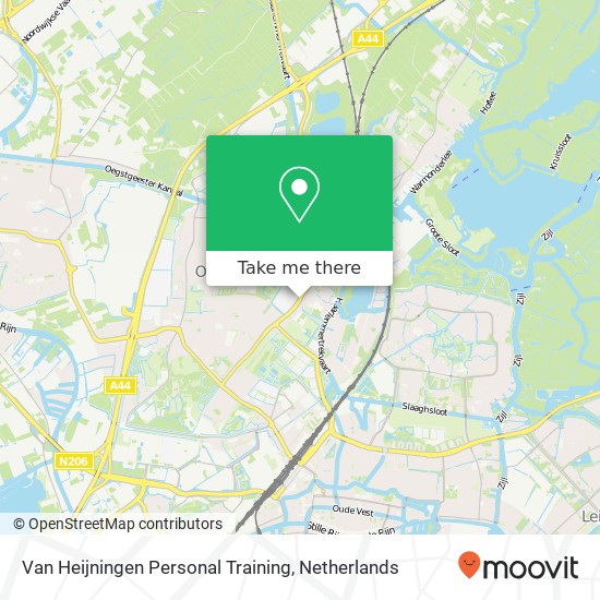 Van Heijningen Personal Training, Laan van Oud Poelgeest map