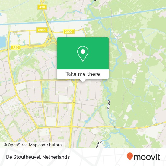 De Stoutheuvel, 5632 PL Eindhoven map