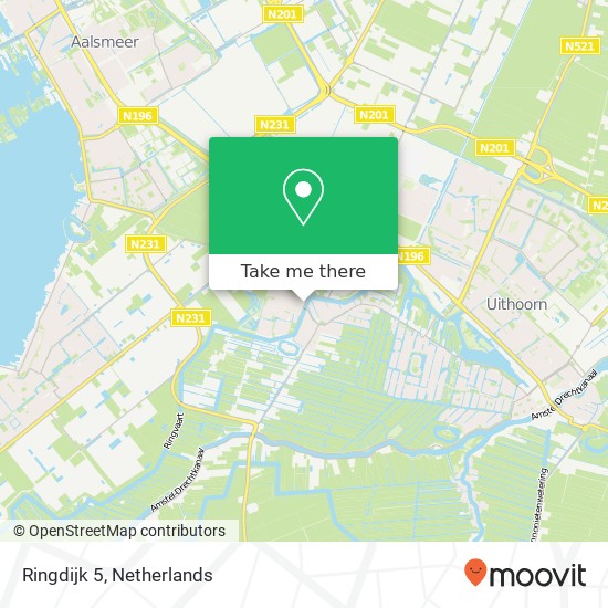 Ringdijk 5, 1424 AW De Kwakel map