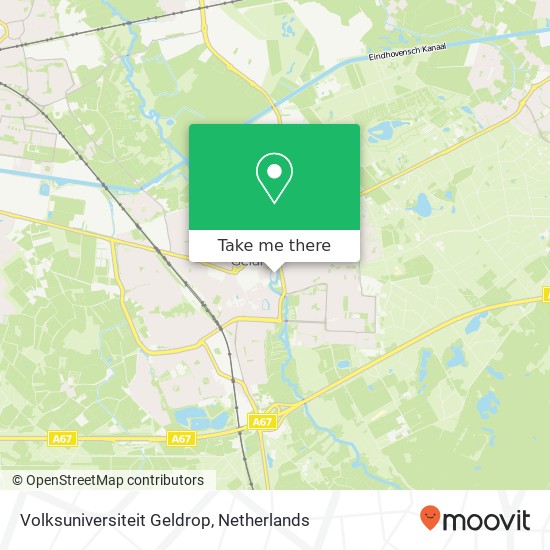 Volksuniversiteit Geldrop, Molenstraat 27 map