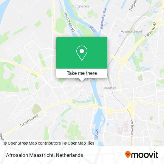 Afrosalon Maastricht map