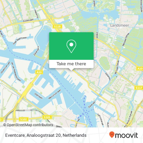 Eventcare, Analoogstraat 20 map