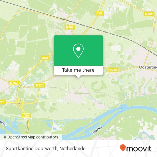 Sportkantine Doorwerth, Dalweg 3 map