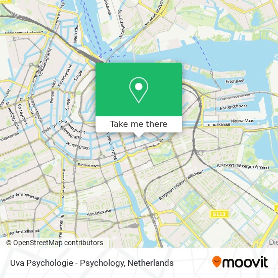 Uva Psychologie - Psychology map