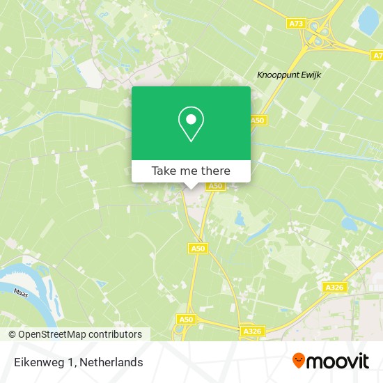 Eikenweg 1 map