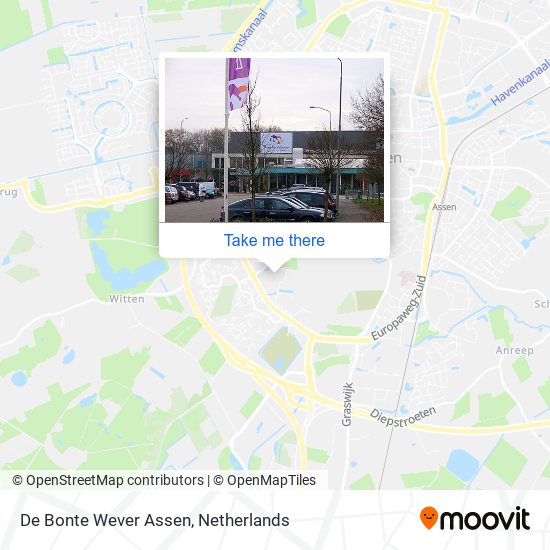De Bonte Wever Assen Karte