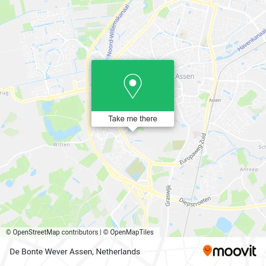 De Bonte Wever Assen map