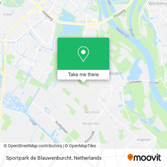 Sportpark de Blauwenburcht map