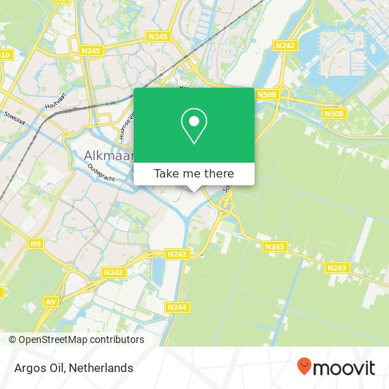 Argos Oil, Edisonweg 2 map