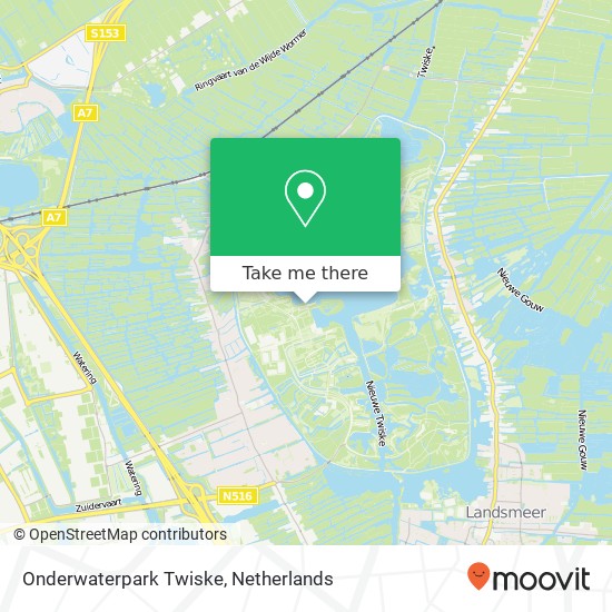 Onderwaterpark Twiske, Noorderlaaik Karte