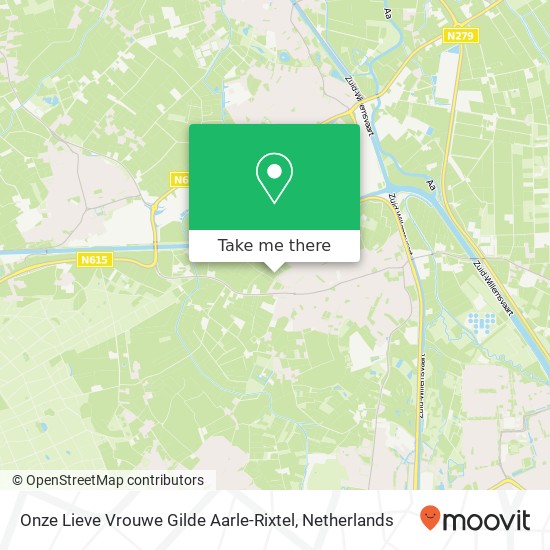 Onze Lieve Vrouwe Gilde Aarle-Rixtel, Hagelkruisweg map