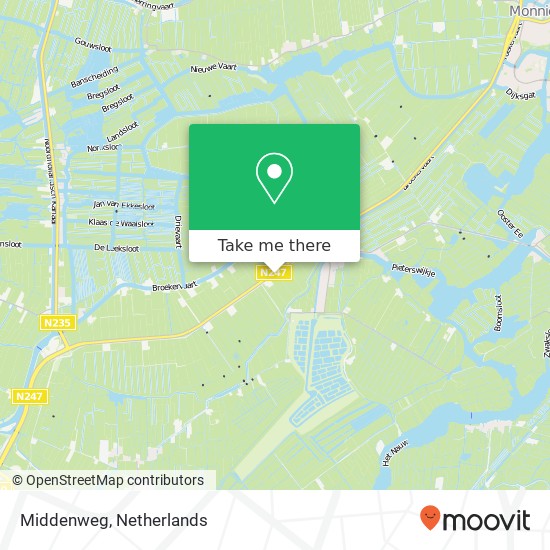 Middenweg, Middenweg, Broek in Waterland, Nederland map