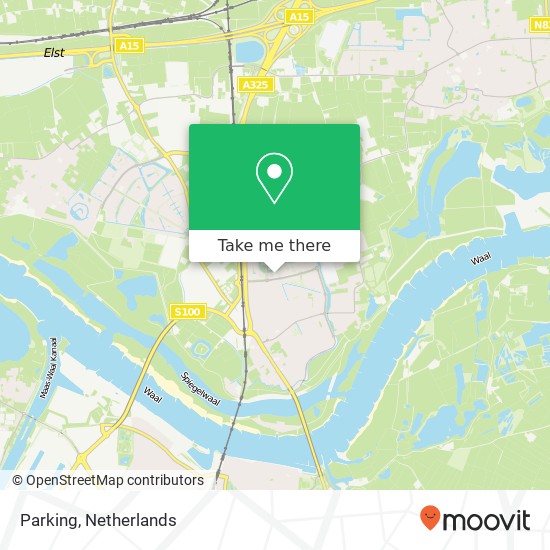 Parking, Nijmegen map