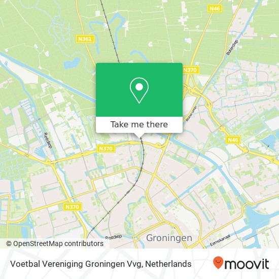 Voetbal Vereniging Groningen Vvg, Iepenlaan 89 map