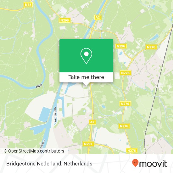 Bridgestone Nederland, Nieuwe Weideweg 1 map