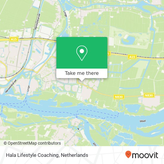 Hala Lifestyle Coaching, Ruigenhoek 88 map