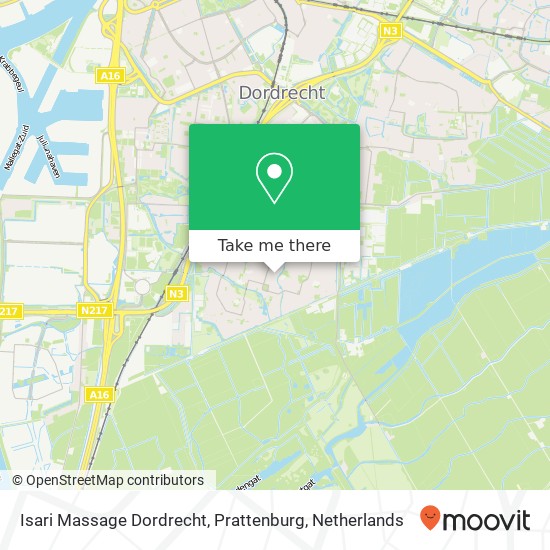 Isari Massage Dordrecht, Prattenburg map