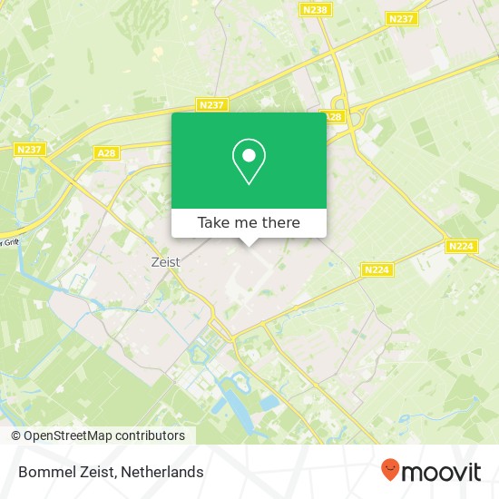 Bommel Zeist map