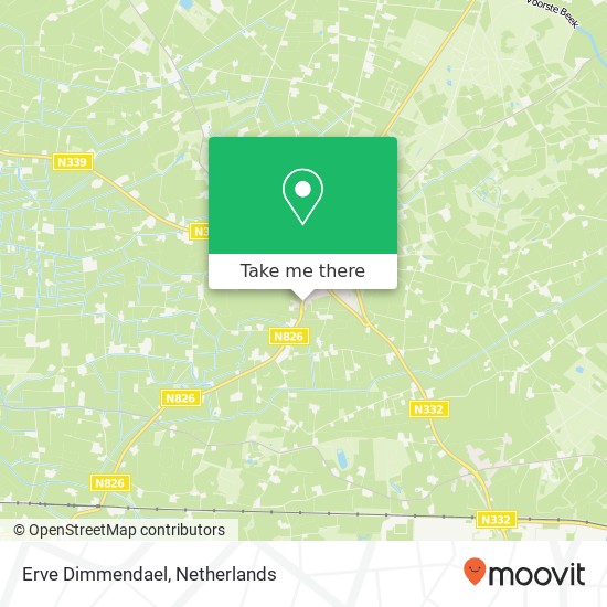 Erve Dimmendael map