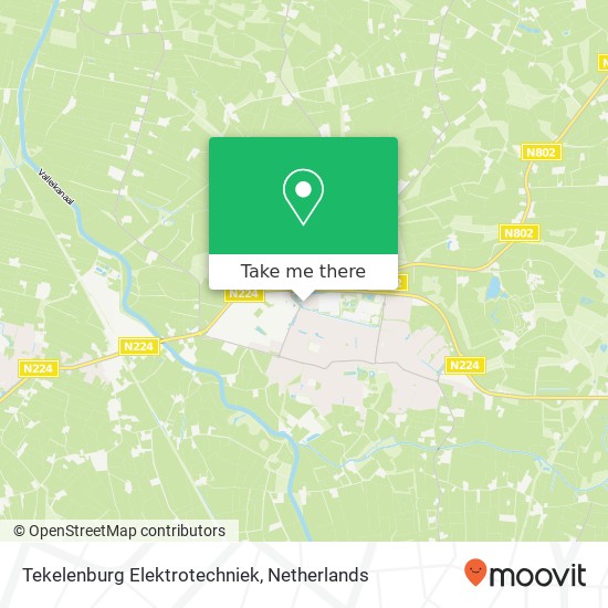 Tekelenburg Elektrotechniek, Marternest 1 map