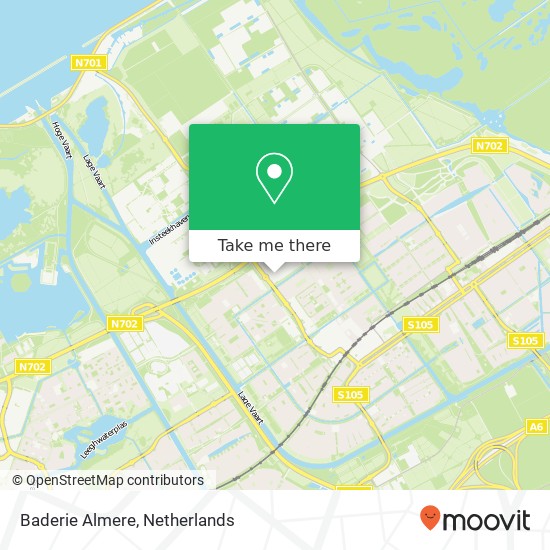 Baderie Almere, Hopperzuigerstraat 3A map