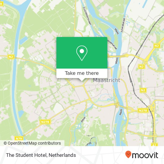 The Student Hotel, Sint Odastraat Karte