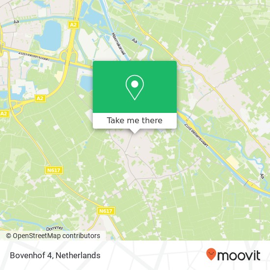 Bovenhof 4, 5275 CN Den Dungen Karte