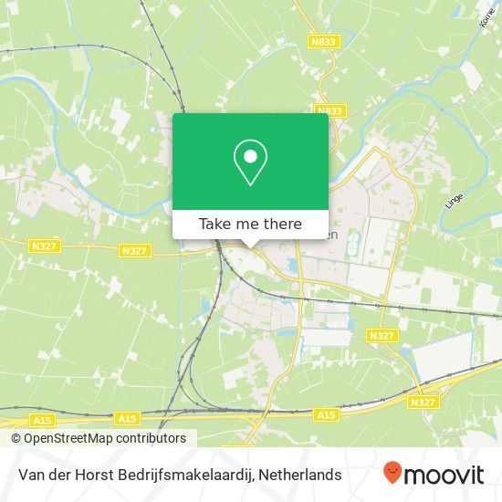 Van der Horst Bedrijfsmakelaardij, Oudenhof 2A map