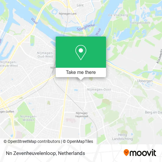Nn Zevenheuvelenloop map