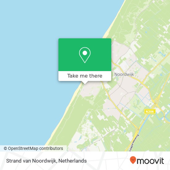 Strand van Noordwijk, Residence Astrid Karte
