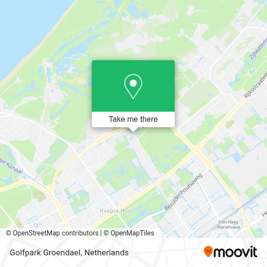 Golfpark Groendael map