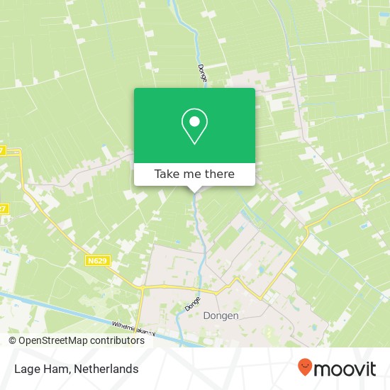 Lage Ham, 5102 Dongen map