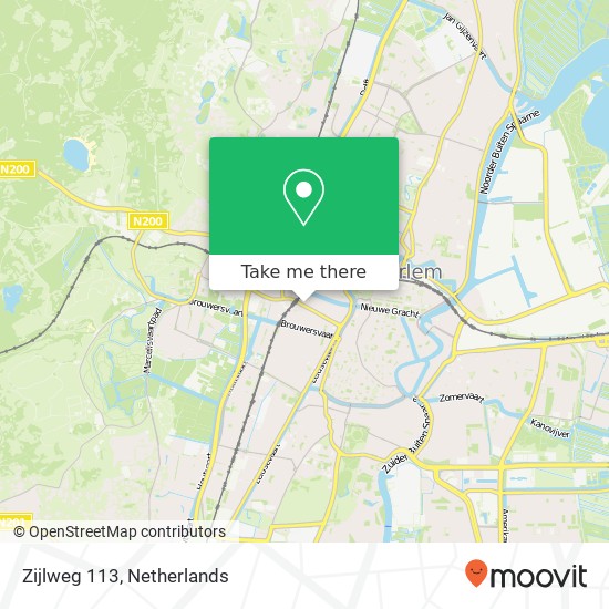 Zijlweg 113, 2013 DE Haarlem map