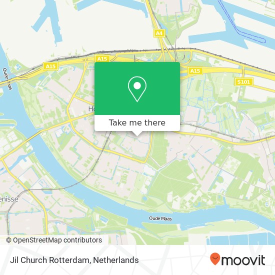 Jil Church Rotterdam, Akkerwinde 1 map