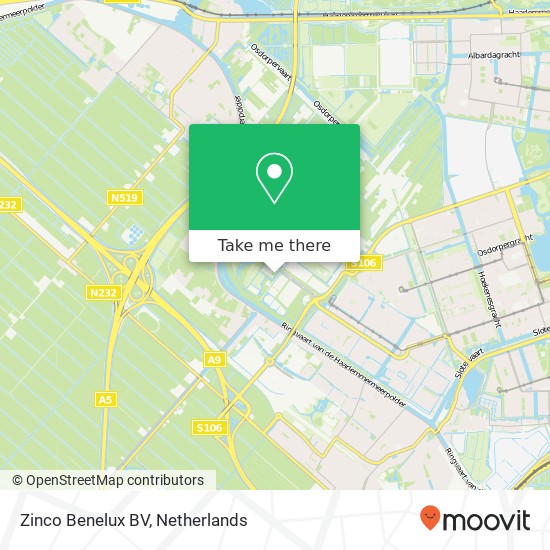 Zinco Benelux BV, Lutkemeerweg 328 map