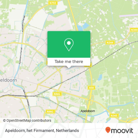 Apeldoorn, het Firmament map