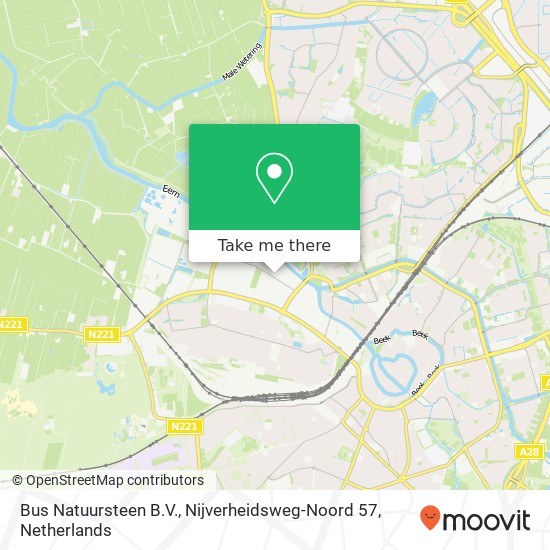 Bus Natuursteen B.V., Nijverheidsweg-Noord 57 map