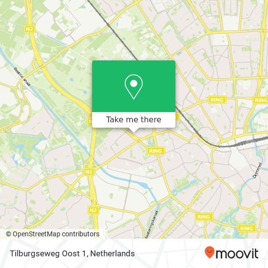 Tilburgseweg Oost 1, 5651 AG Eindhoven map