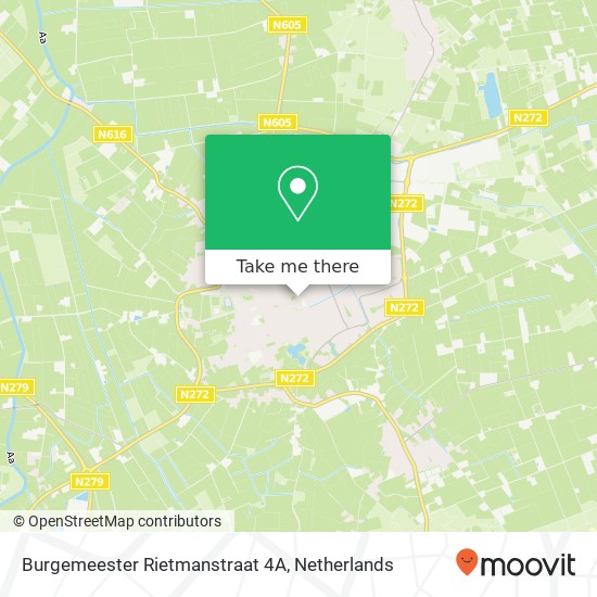 Burgemeester Rietmanstraat 4A, Burgemeester Rietmanstraat 4A, 5421 JX Gemert, Nederland map