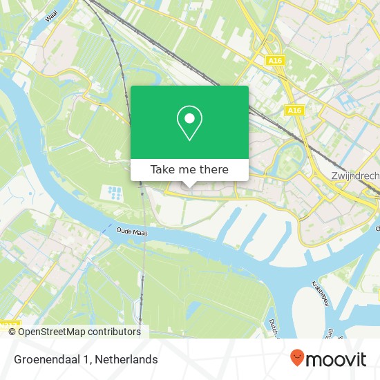 Groenendaal 1, 3334 GD Zwijndrecht map